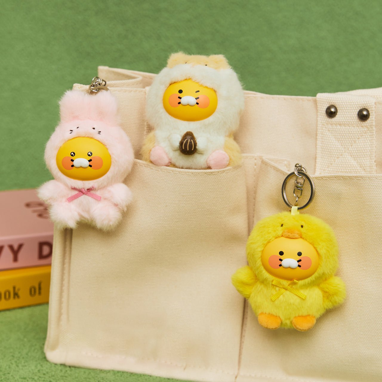 KAKAO FRIENDS - FRIENDZOO PelucheFigurine Porte-cles Chunsik