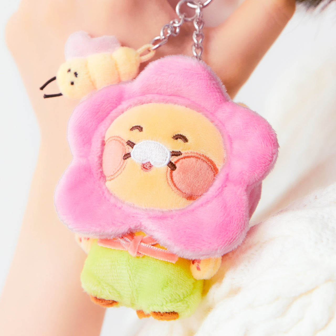 KAKAO FRIENDS - Porte-cles Peluche Chunsik