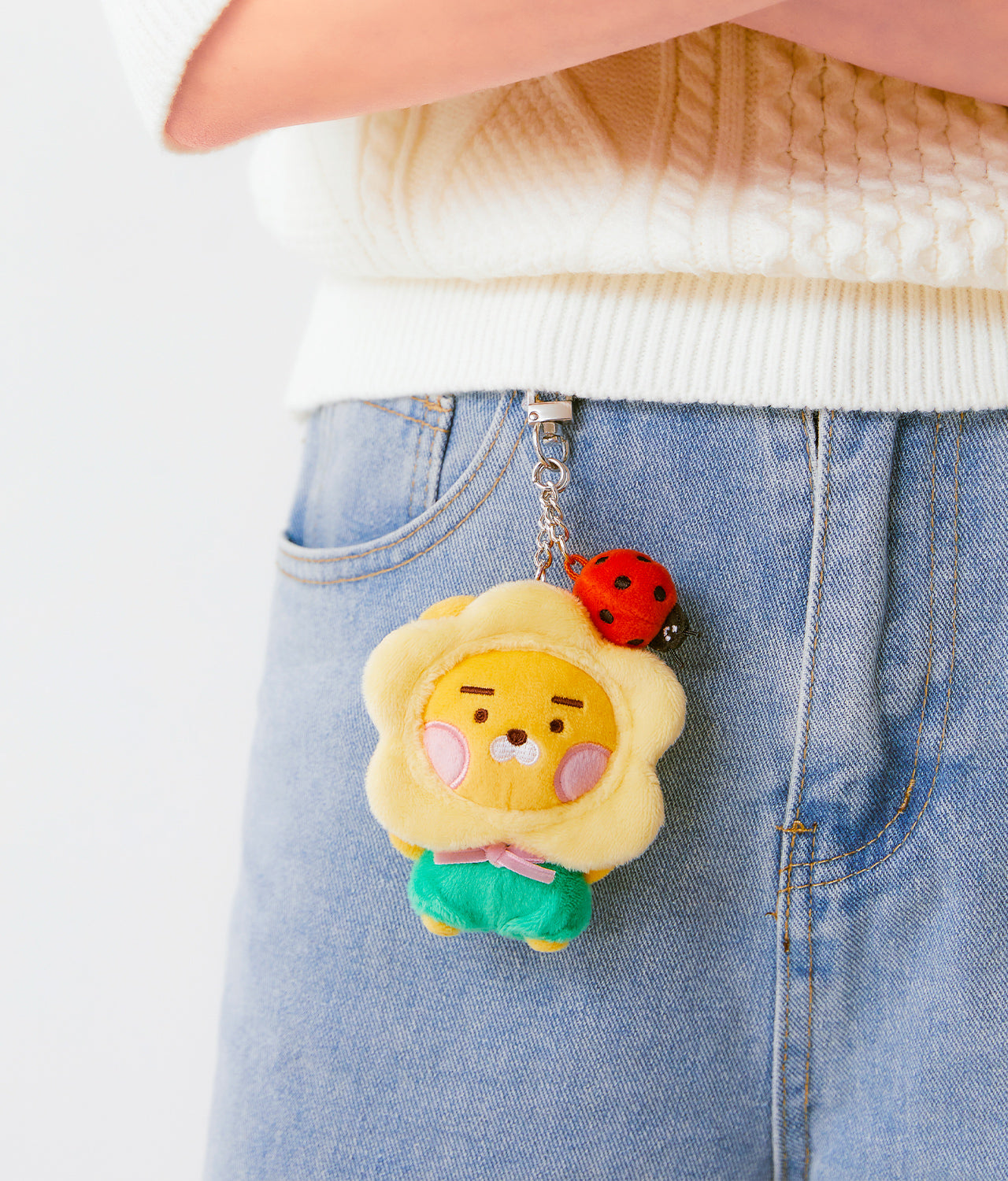 KAKAO FRIENDS - Porte-cles Peluche Little Ryan - Detail 9
