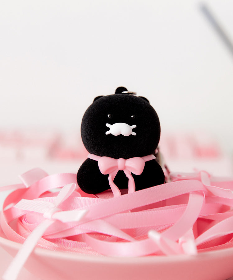 KAKAO FRIENDS - Noir Figurine Porte-cles Chunsik - Detail 5