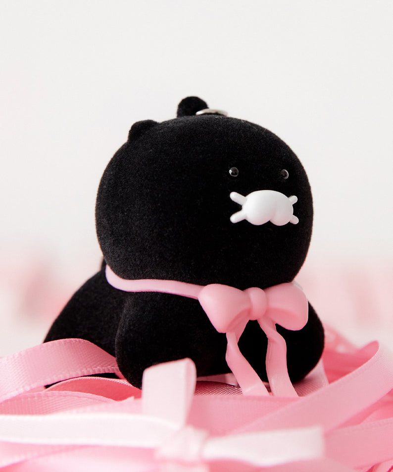 KAKAO FRIENDS - Noir Figurine Porte-cles Chunsik - Detail 6