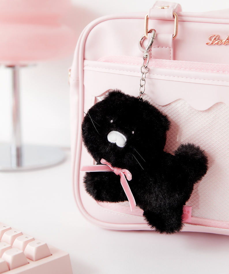 KAKAO FRIENDS - Noir MiniPorte-cles Peluche Chunsik - Detail 3