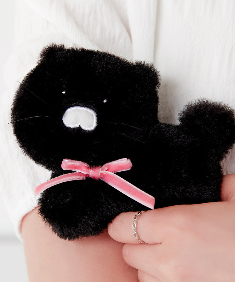 KAKAO FRIENDS - Noir MiniPorte-cles Peluche Chunsik - Detail 10