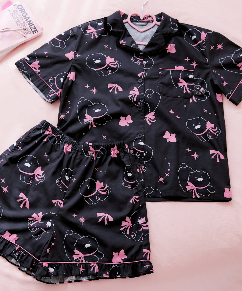 KAKAO FRIENDS - Noir Lovely Femme Pyjama Chunsik