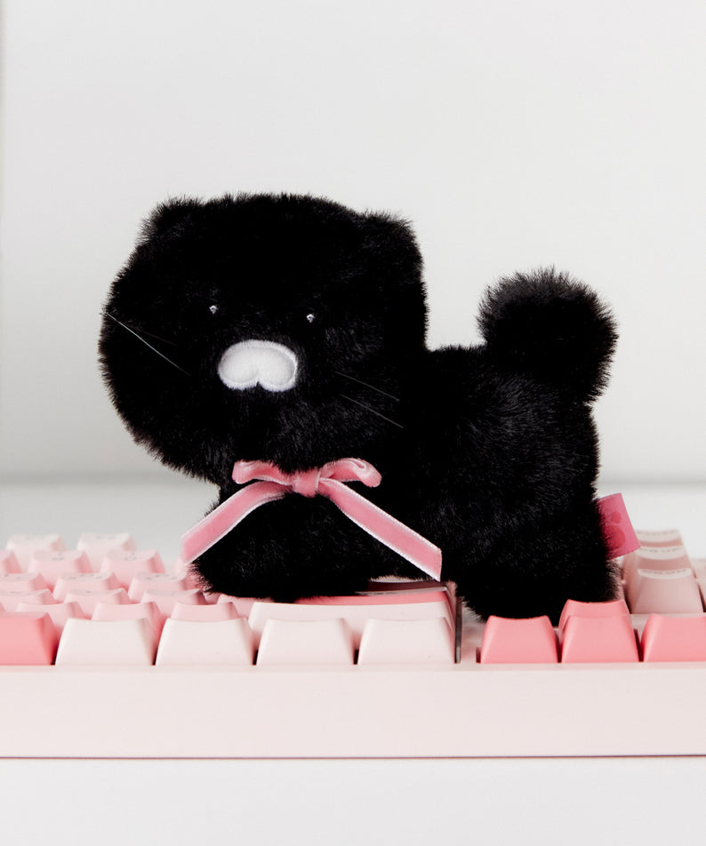 KAKAO FRIENDS - Noir MiniPorte-cles Peluche Chunsik