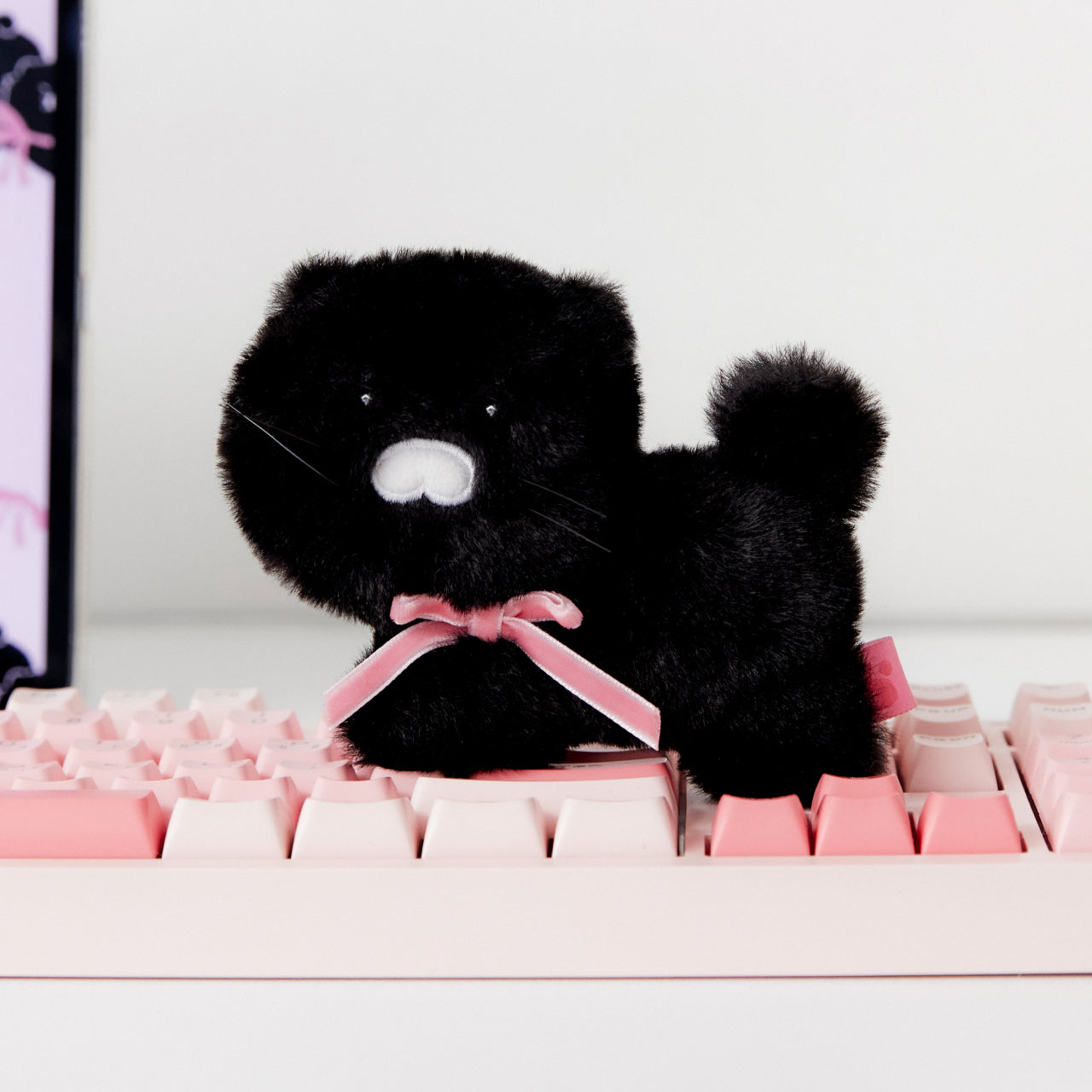 KAKAO FRIENDS - Noir MiniPorte-cles Peluche Chunsik