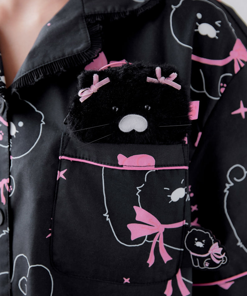KAKAO FRIENDS - Noir Lovely Femme Pyjama Chunsik - Detail 9