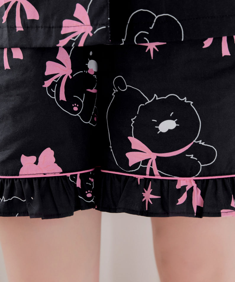 KAKAO FRIENDS - Noir Lovely Femme Pyjama Chunsik