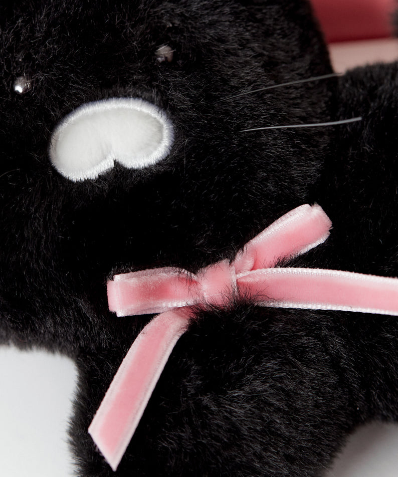 KAKAO FRIENDS - Noir MiniPorte-cles Peluche Chunsik