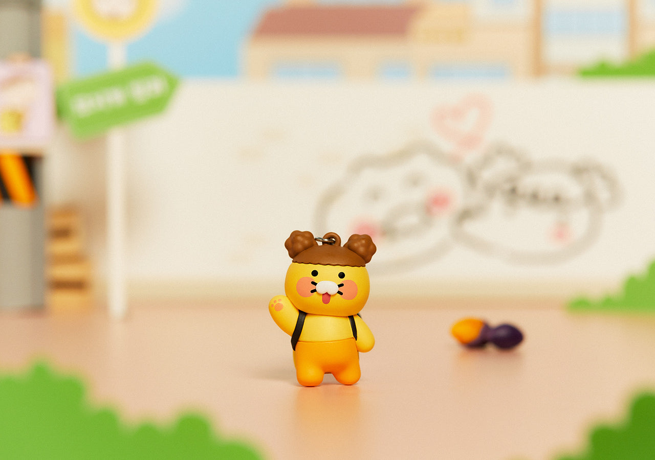KAKAO FRIENDS - XFriends Figurine Porte-cles Chunsik - Detail 5