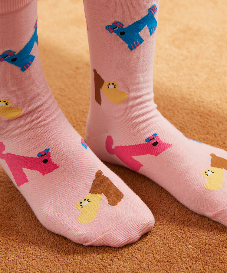 KAKAO FRIENDS - XFriends Chaussettes(Rose) Chunsik - Detail 6