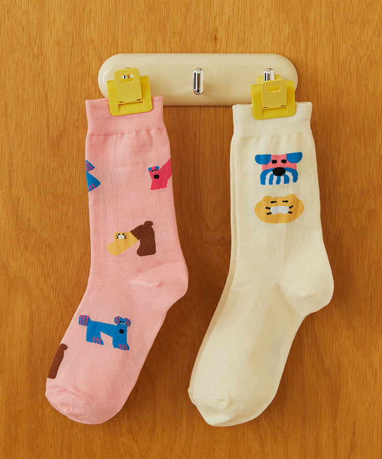 KAKAO FRIENDS - XFriends Chaussettes(Rose) Chunsik - Detail 8