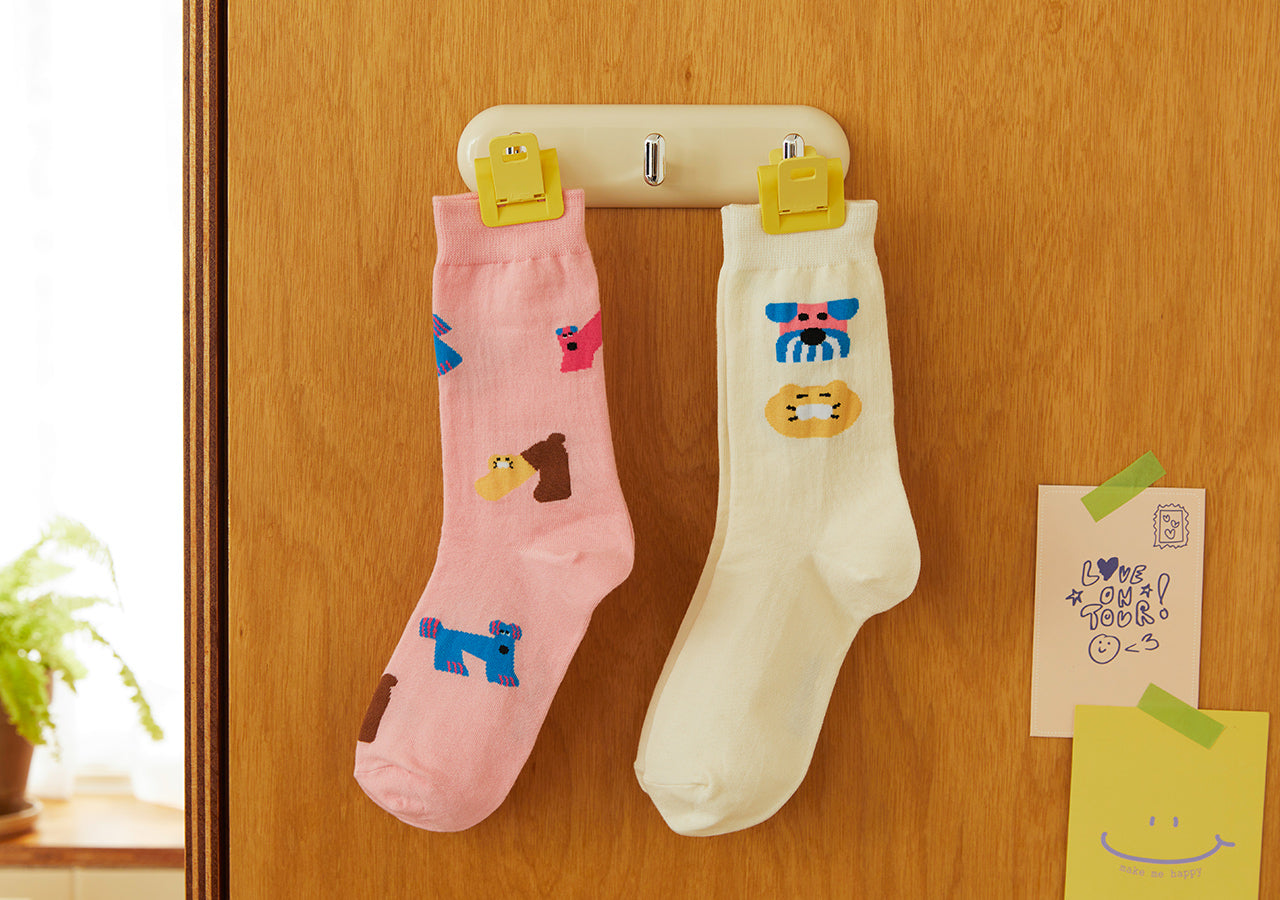 KAKAO FRIENDS - XFriends Chaussettes(Rose) Chunsik - Detail 8