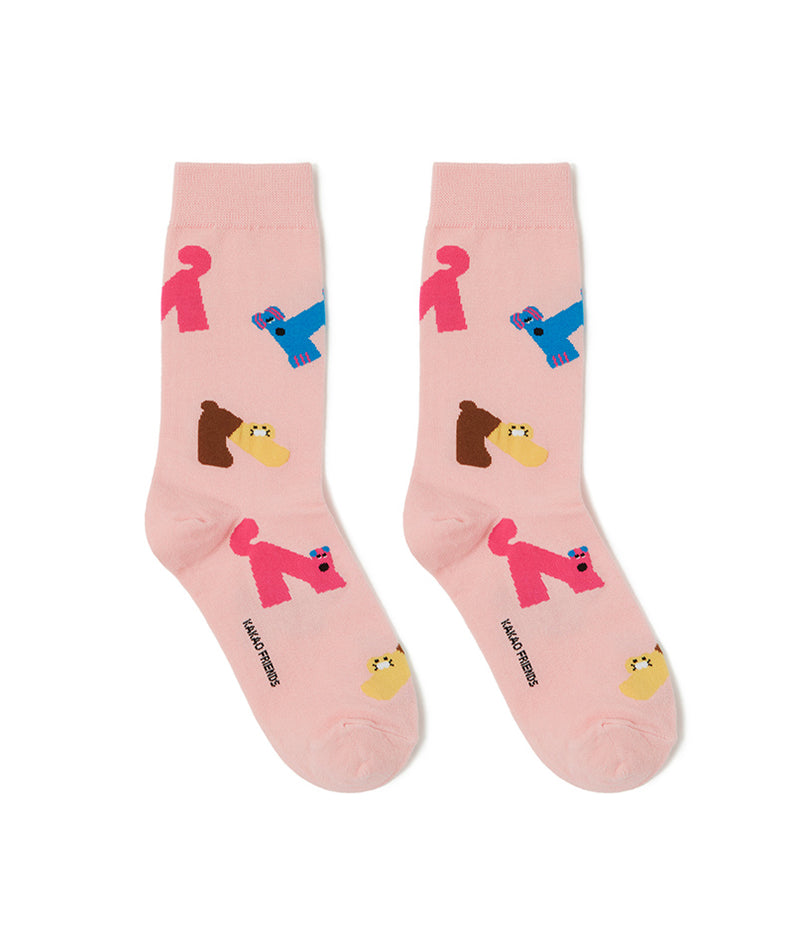 KAKAO FRIENDS - XFriends Chaussettes(Rose) Chunsik - Detail 10