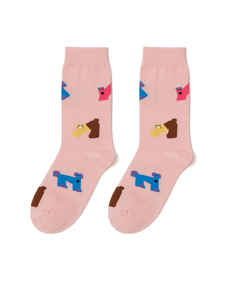 KAKAO FRIENDS - XFriends Chaussettes(Rose) Chunsik - Detail 9
