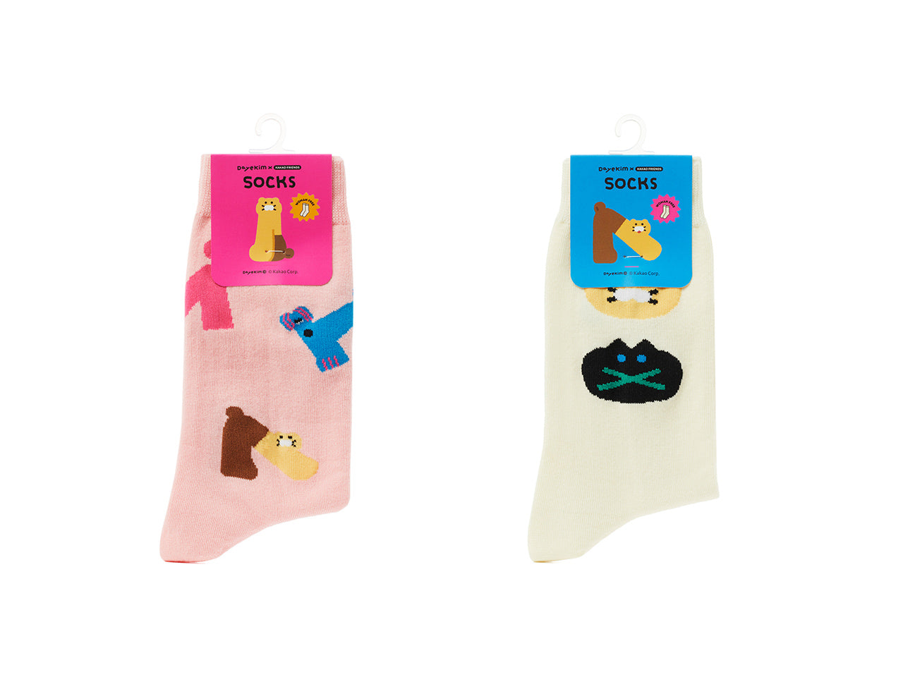 KAKAO FRIENDS - XFriends Chaussettes(Rose) Chunsik - Detail 12