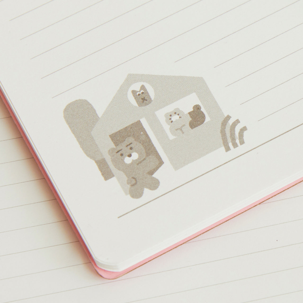 KAKAO FRIENDS - XFriends Carnet(Rose) Ryan&Chunsik