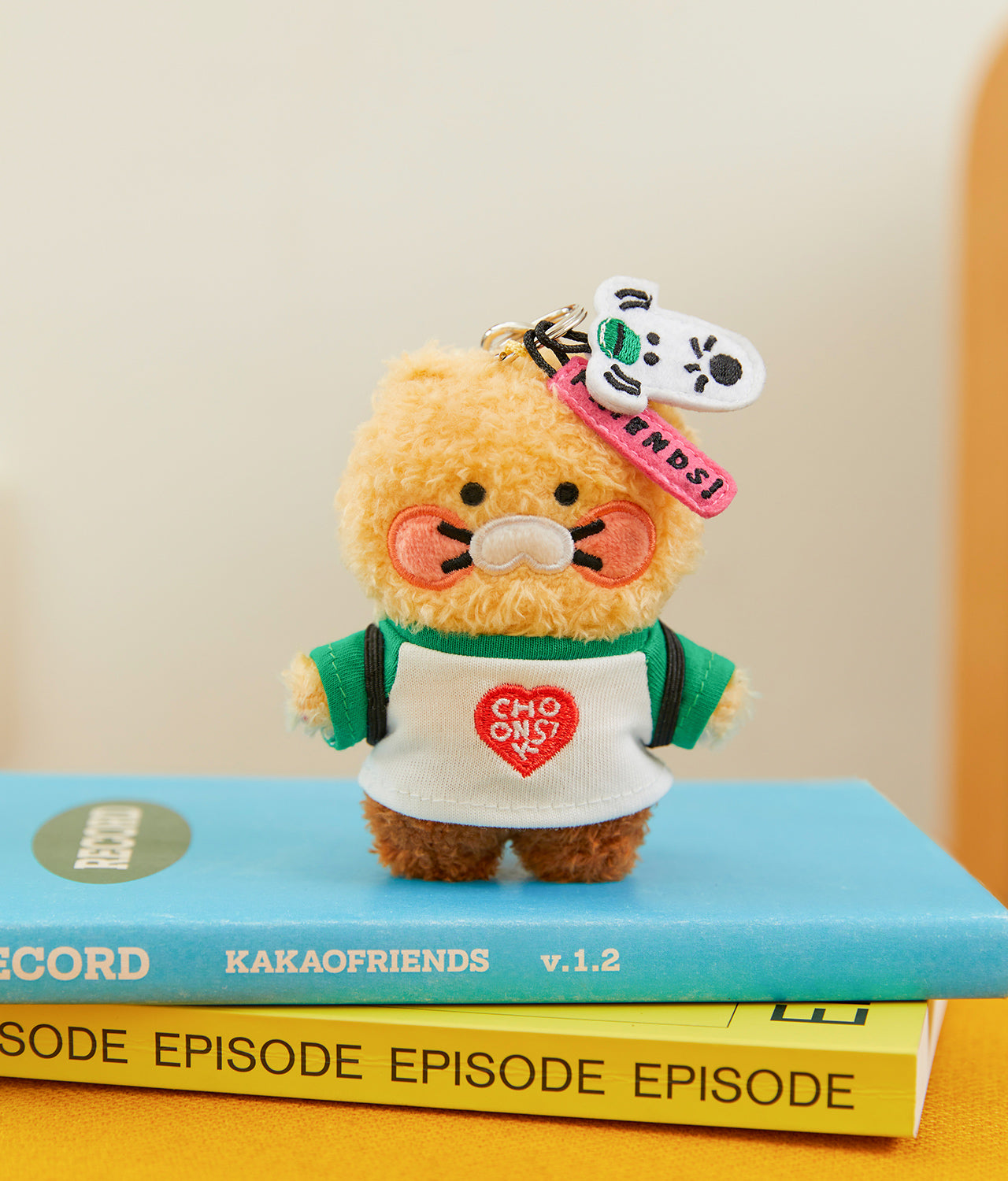 KAKAO FRIENDS - XFriends Porte-cles Peluche Chunsik - Detail 3