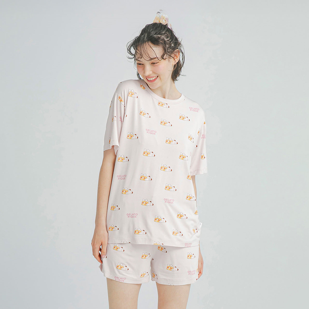 KAKAO FRIENDS - Chunsik T-shirt Rose