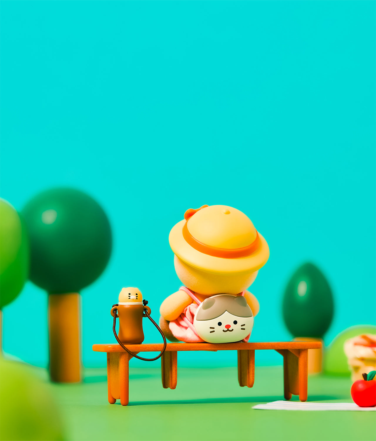 KAKAO FRIENDS - (OOTD) FigurineSet Pique-nique Chunsik - Detail 4