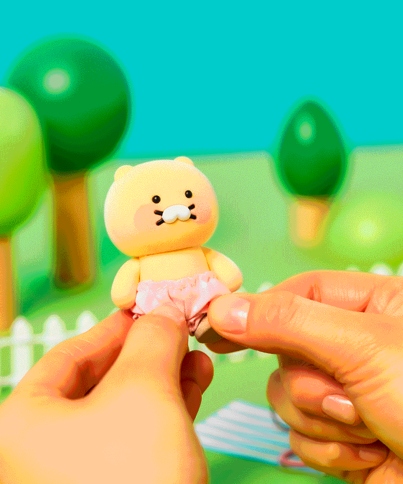 KAKAO FRIENDS - (OOTD) FigurineSet Pique-nique Chunsik - Detail 5