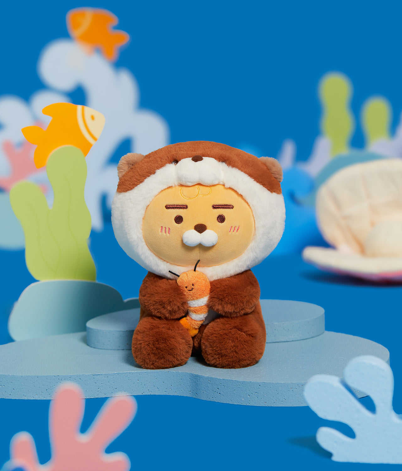 KAKAO FRIENDS - FRIENDZOO Peluche Little Ryan - Detail 4