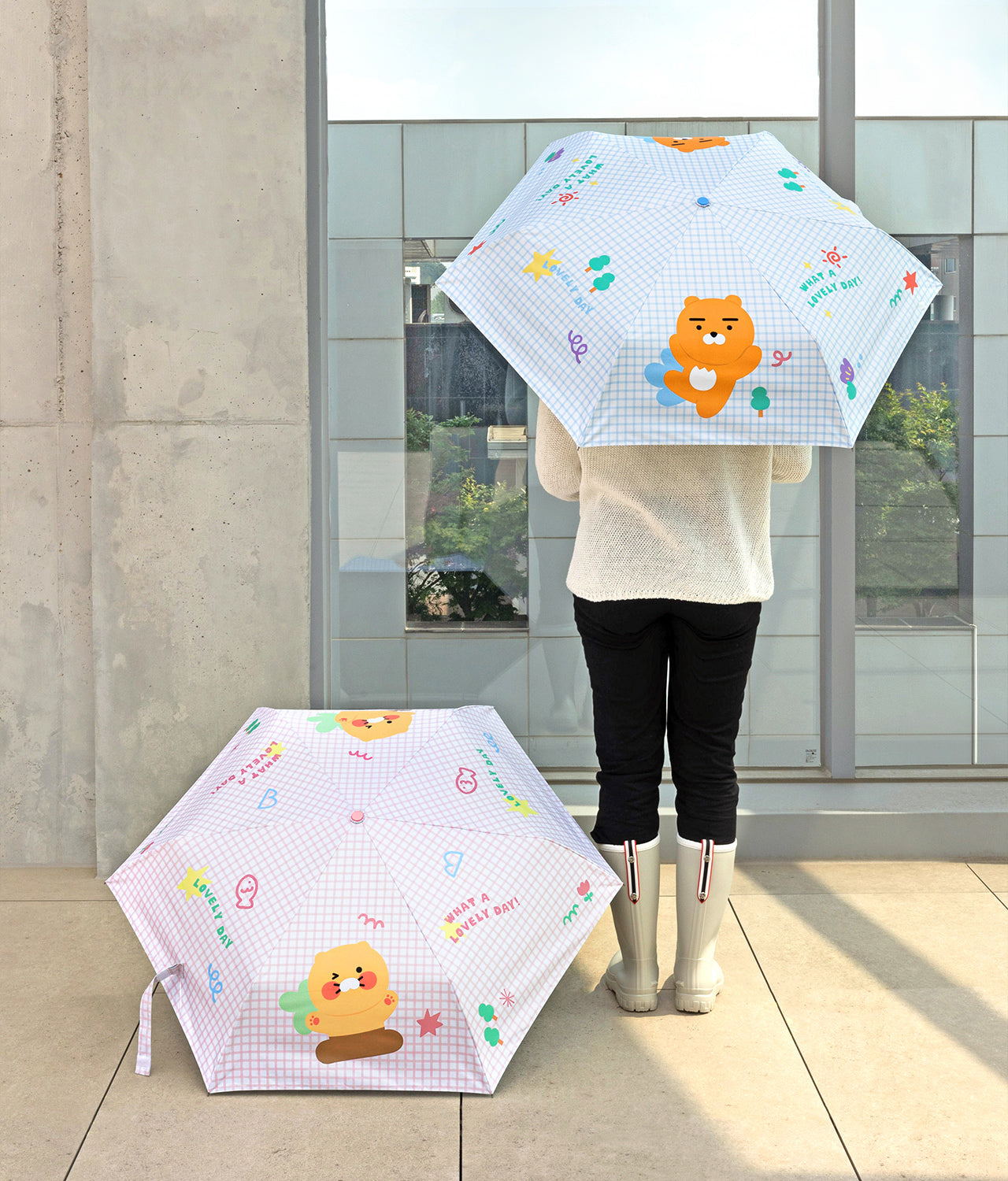KAKAO FRIENDS - 3 Parapluie Rose Chunsik - Detail 15