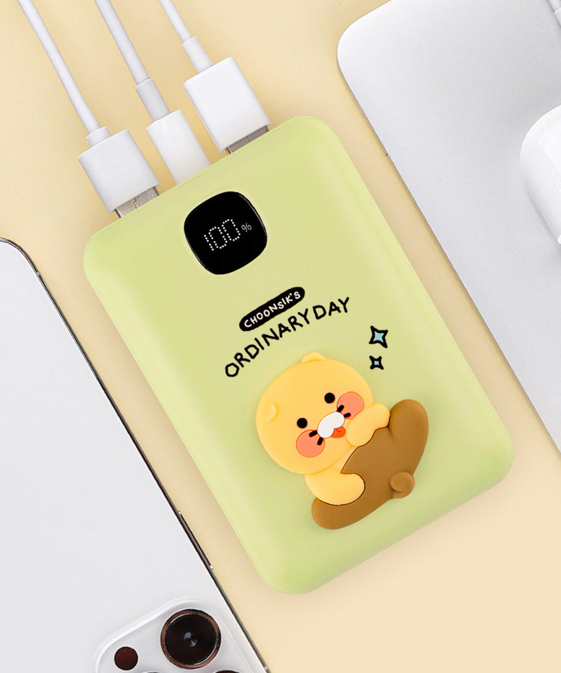 KAKAO FRIENDS - Batterie Externe 20,000 Vert