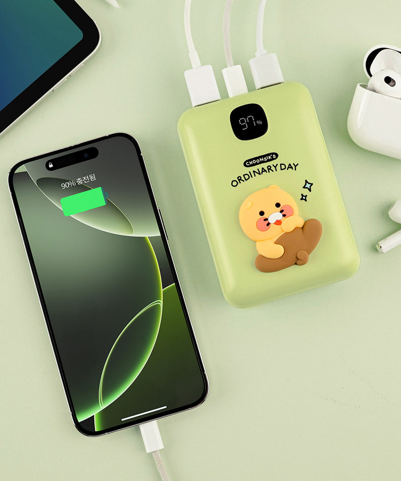 KAKAO FRIENDS - Batterie Externe 20,000 Vert