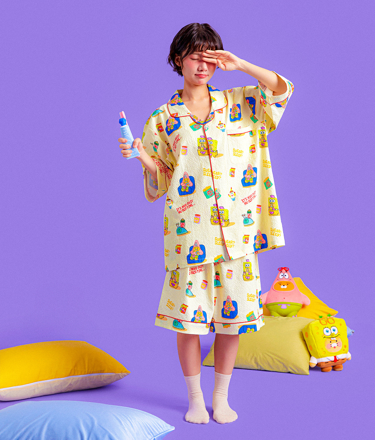KAKAO FRIENDS - SpongeBobXFriends Pyjama Homme Friends - Detail 9