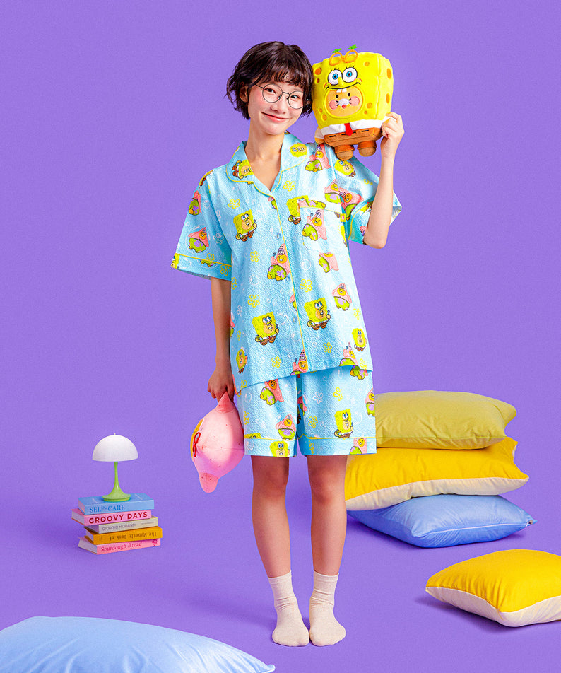 KAKAO FRIENDS - SpongeBobXFriends Pyjama Femme Ryan&Chunsik - Detail 6