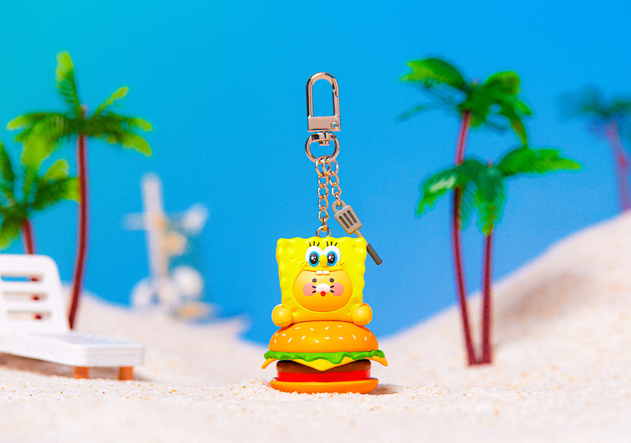 KAKAO FRIENDS - SpongeBobXFriends Casquette Figurine Porte-cles SpongeBob Chunsik - Detail 4