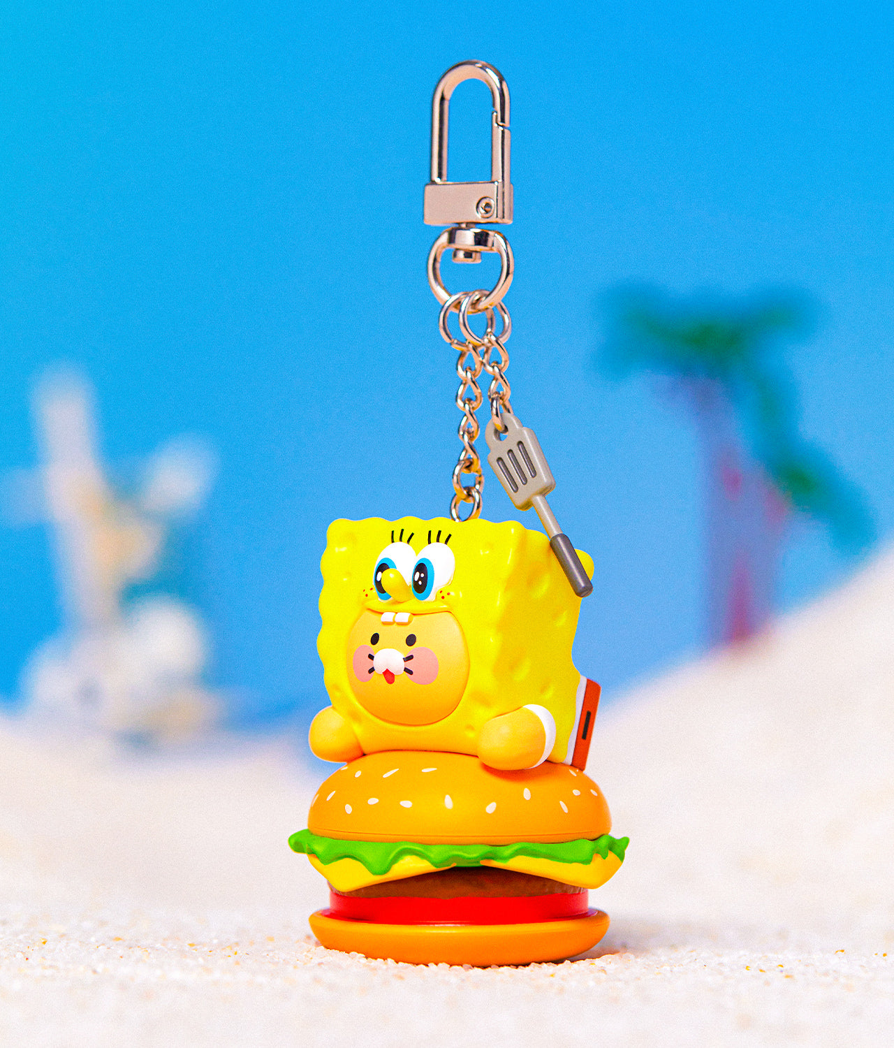 KAKAO FRIENDS - SpongeBobXFriends Casquette Figurine Porte-cles SpongeBob Chunsik - Detail 8