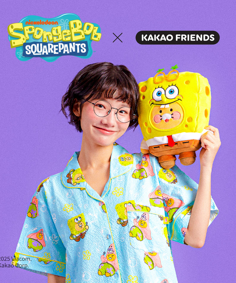 KAKAO FRIENDS - SpongeBobXFriends Pyjama Femme Ryan&Chunsik