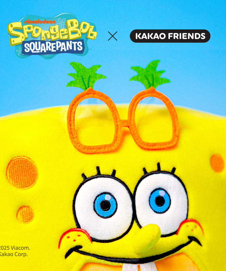 KAKAO FRIENDS - SpongeBobXFriends Peluche SpongeBob Chunsik