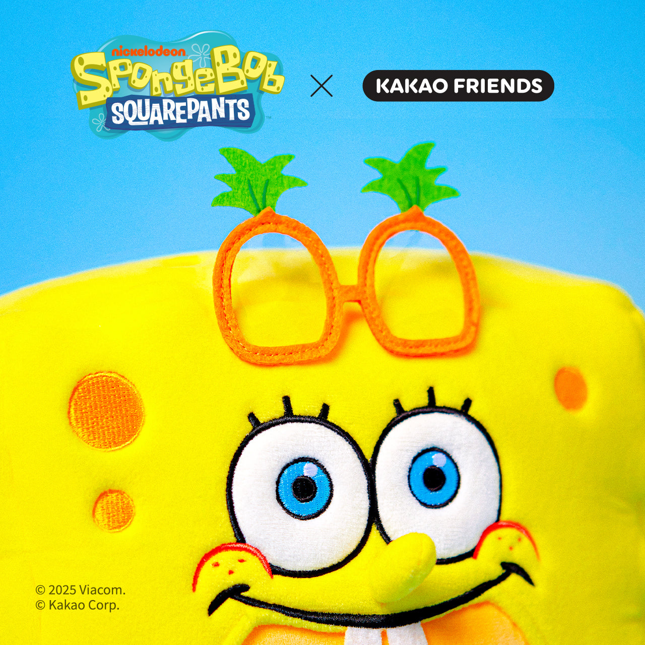 KAKAO FRIENDS - SpongeBobXFriends Peluche SpongeBob Chunsik