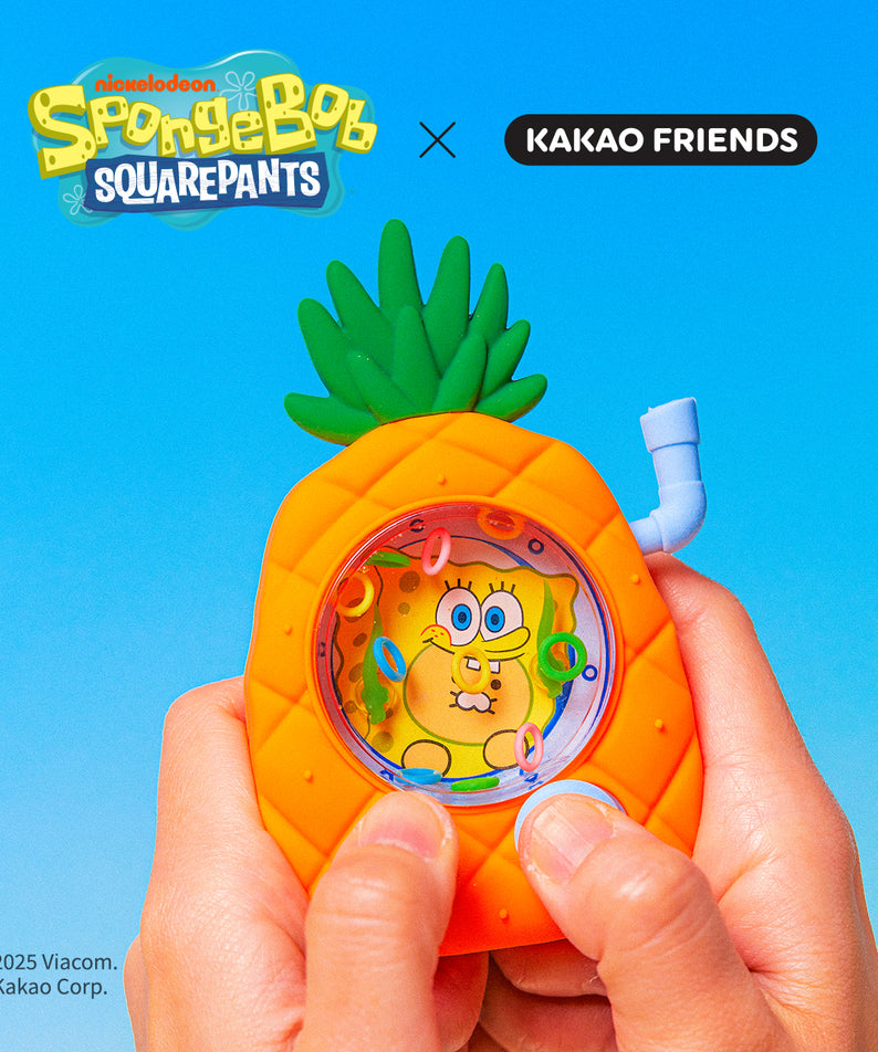 KAKAO FRIENDS - SpongeBobXFriends Figurine Porte-cles SpongeBob Chunsik