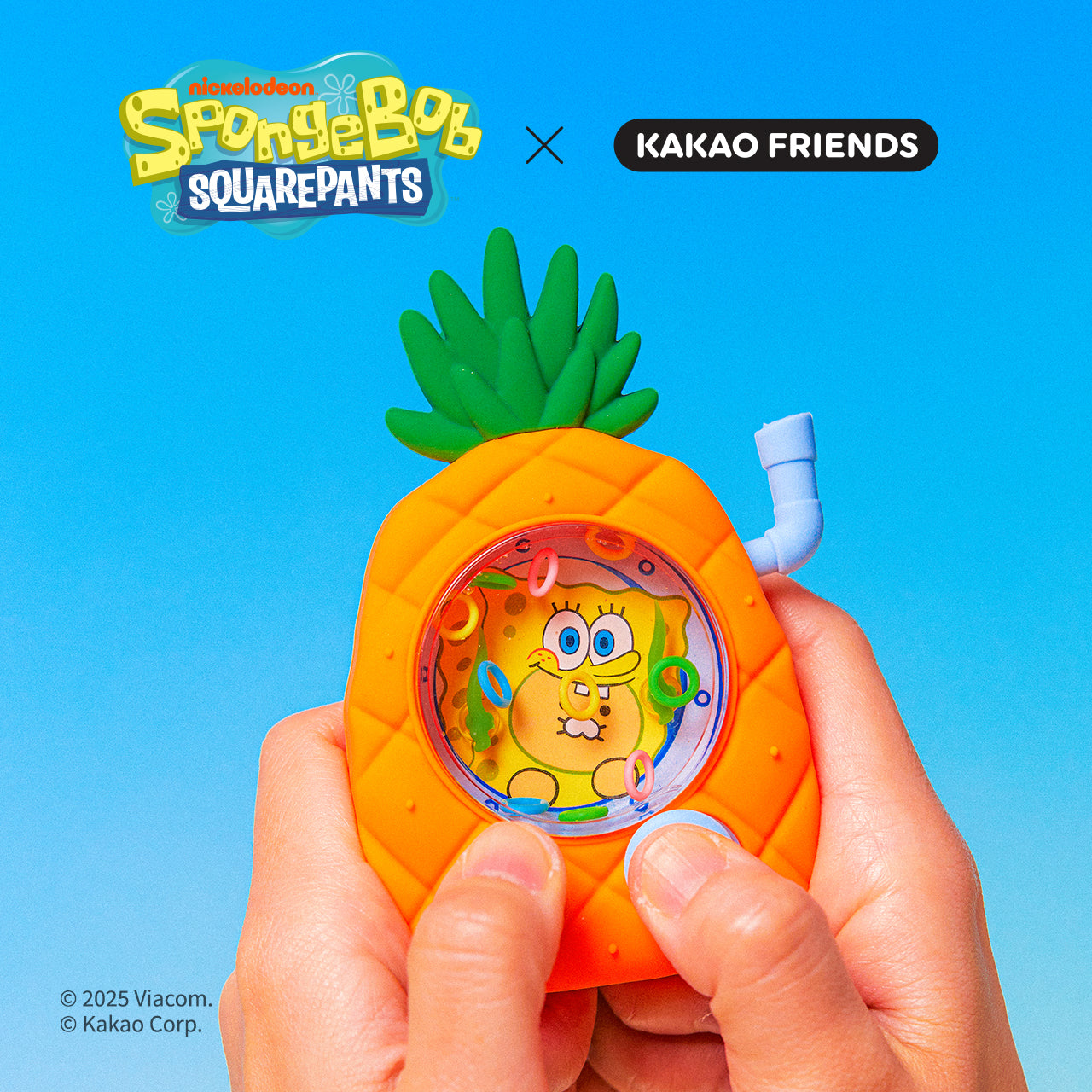 KAKAO FRIENDS - SpongeBobXFriends Figurine Porte-cles SpongeBob Chunsik