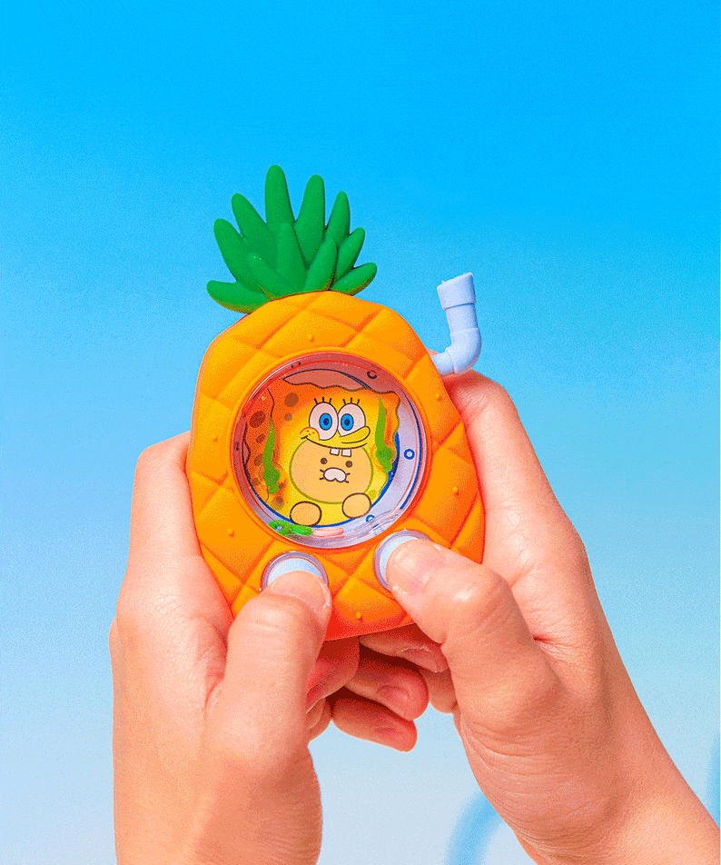 KAKAO FRIENDS - SpongeBobXFriends Figurine Porte-cles SpongeBob Chunsik - Detail 5