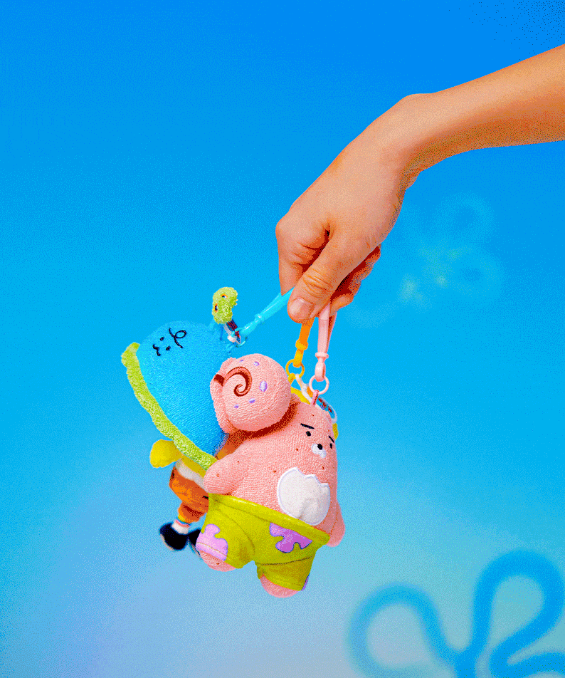 KAKAO FRIENDS - SpongeBobXFriends Porte-cles Peluche Jordy - Detail 11