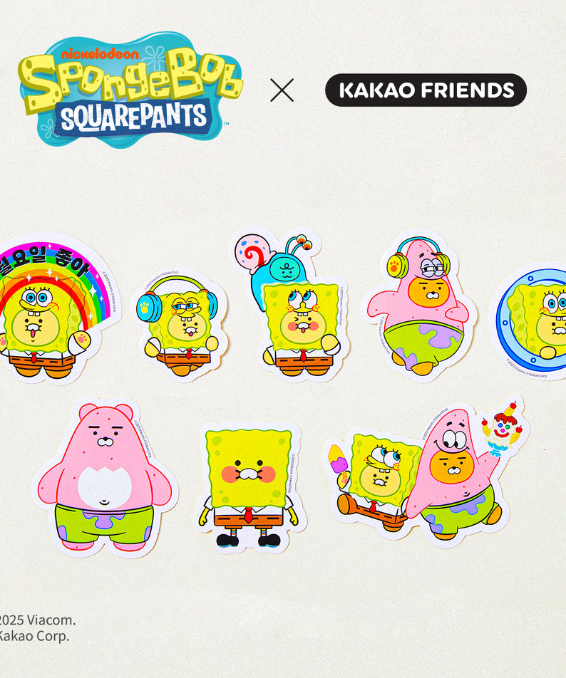 KAKAO FRIENDS - SpongeBobXFriends Autocollant Friends