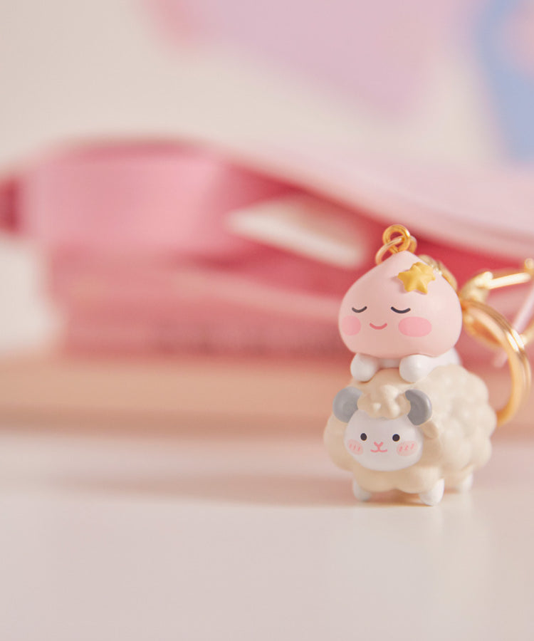 KAKAO FRIENDS - Figurine Porte-cles Little Apeach - Detail 3