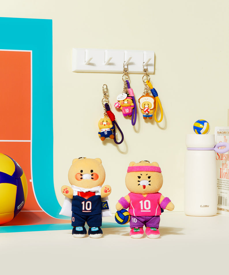 KAKAO FRIENDS - XFriends Porte-cles Peluche Chunsik - Detail 12
