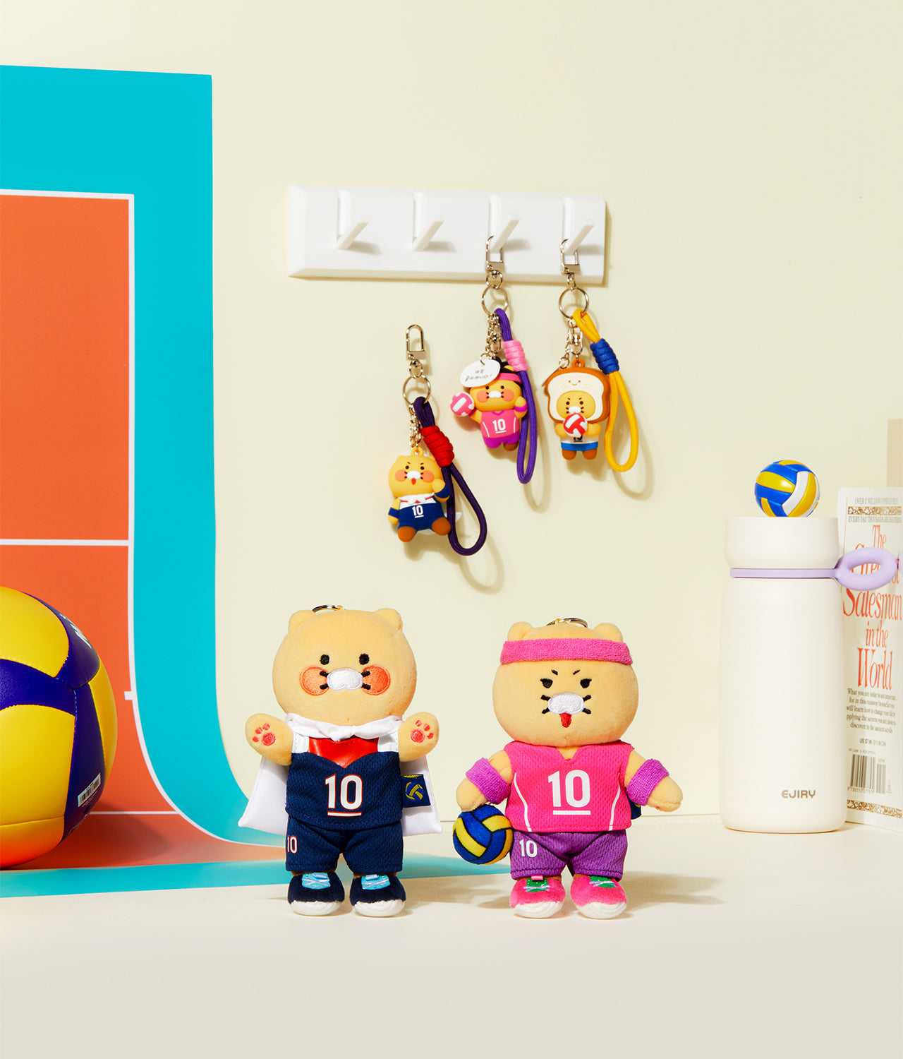 KAKAO FRIENDS - XFriends Porte-cles Peluche Chunsik - Detail 12