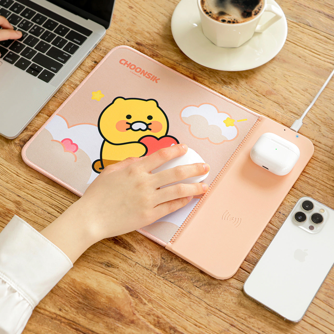 KAKAO FRIENDS - Tapis de Souris Rose