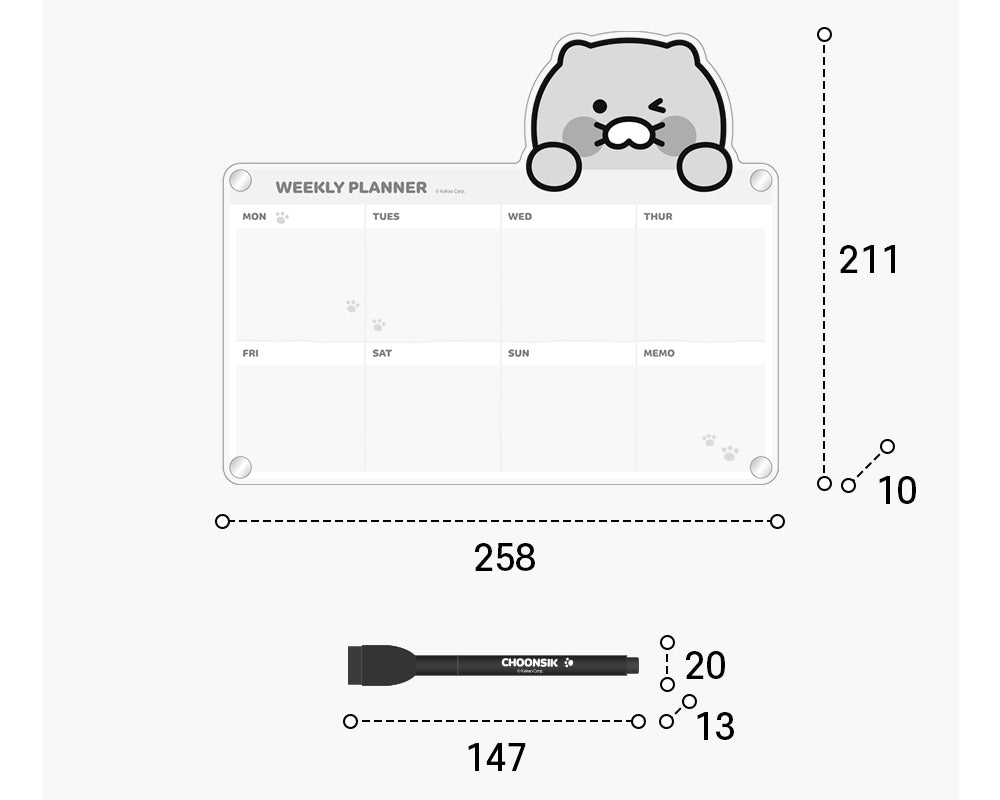 KAKAO FRIENDS - Aimant Set - Detail 15