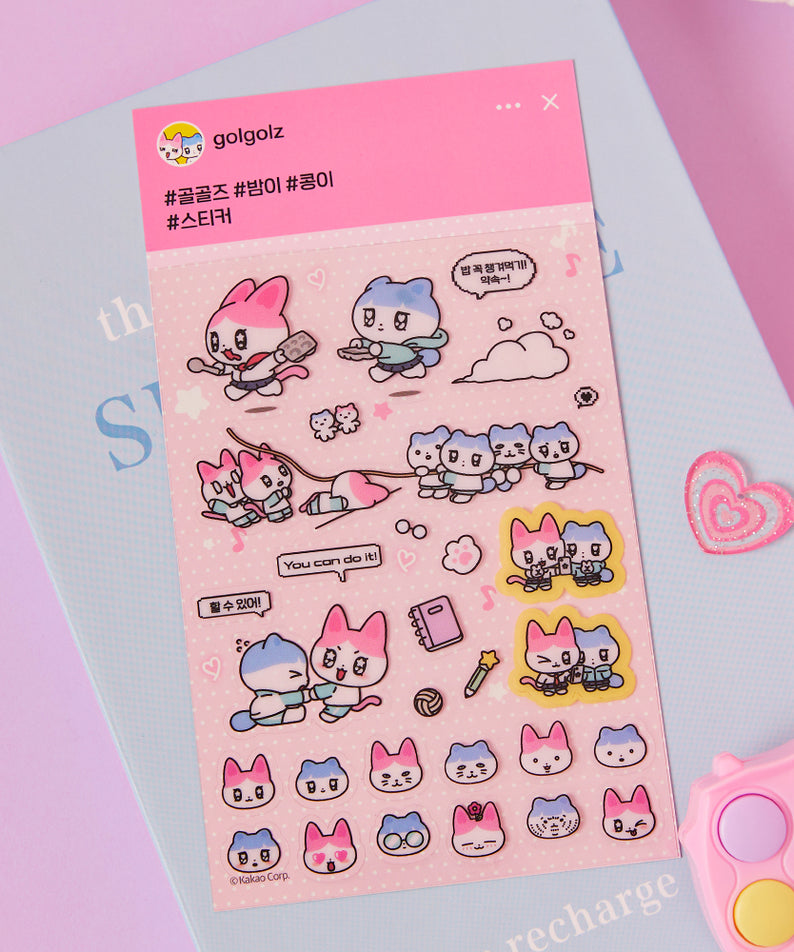 KAKAO FRIENDS - TransparentAutocollant Rose