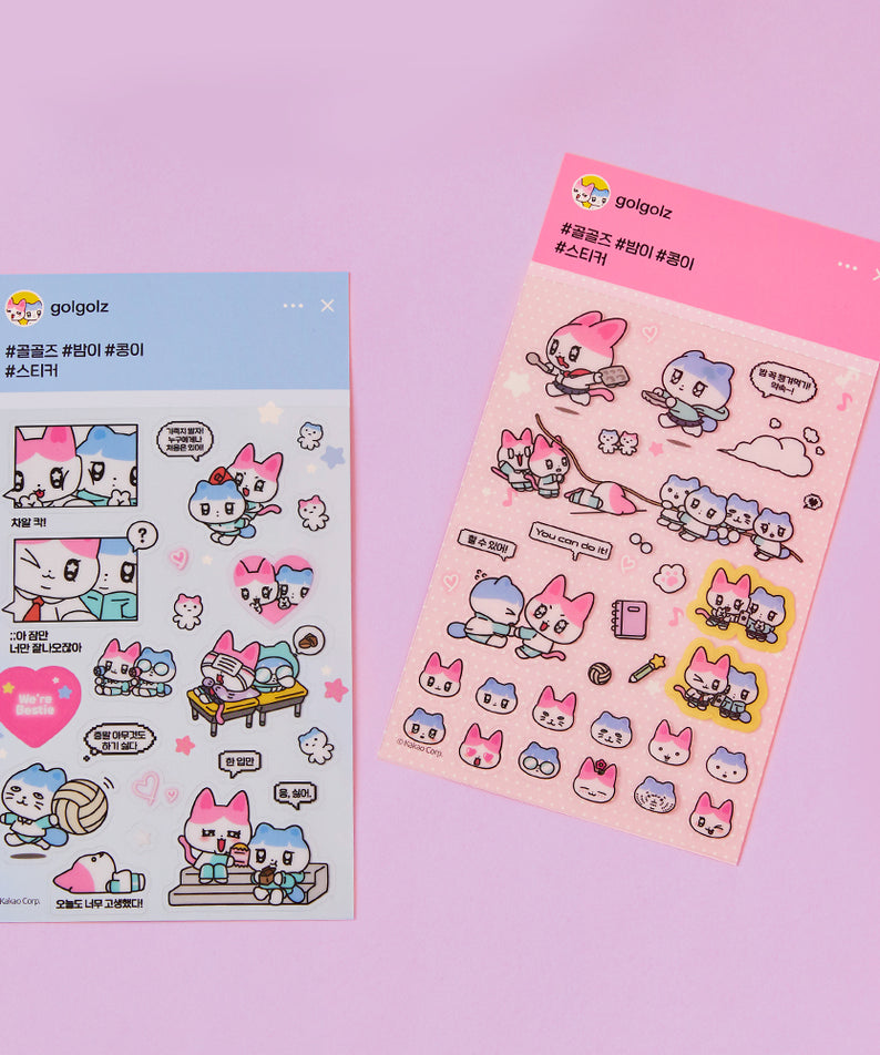 KAKAO FRIENDS - TransparentAutocollant Rose