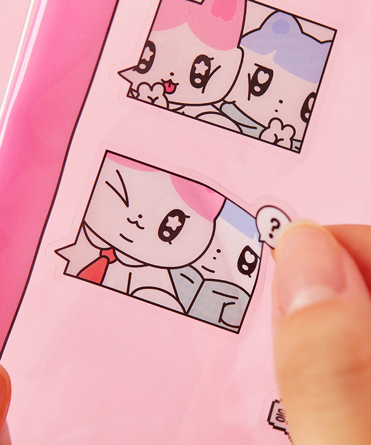KAKAO FRIENDS - TransparentAutocollant Rose - Detail 8