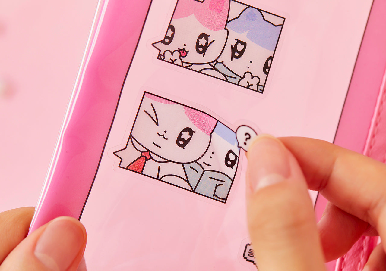 KAKAO FRIENDS - TransparentAutocollant Rose - Detail 8